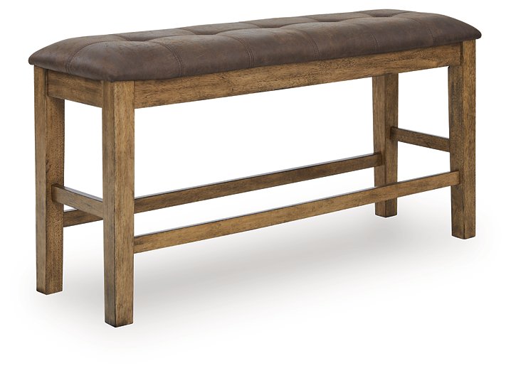 Urbinforte Counter Height Dining Bench - Atchison Furniture Company (Atchison, KS)