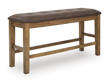 Urbinforte Counter Height Dining Bench - Atchison Furniture Company (Atchison, KS)