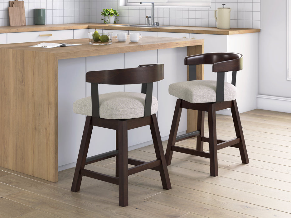 Haddigan Counter Height Barstool (Set of 2) - Atchison Furniture Company (Atchison, KS)