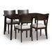 Mallenette Dining Table and 4 Chairs (Set of 5) - Atchison Furniture Company (Atchison, KS)