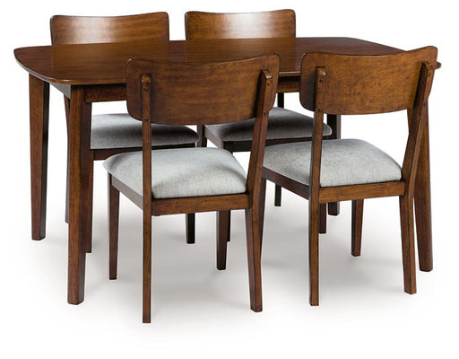 Tameride Dining Table and 4 Chairs (Set of 5) - Atchison Furniture Company (Atchison, KS)