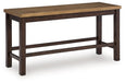 Rylandeen Counter Height Dining Bench - Atchison Furniture Company (Atchison, KS)