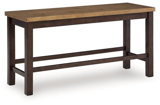 Rylandeen Counter Height Dining Bench - Atchison Furniture Company (Atchison, KS)