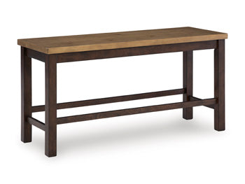 Rylandeen Counter Height Dining Bench - Atchison Furniture Company (Atchison, KS)