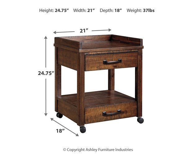 Baldridge Printer Stand - Atchison Furniture Company (Atchison, KS)