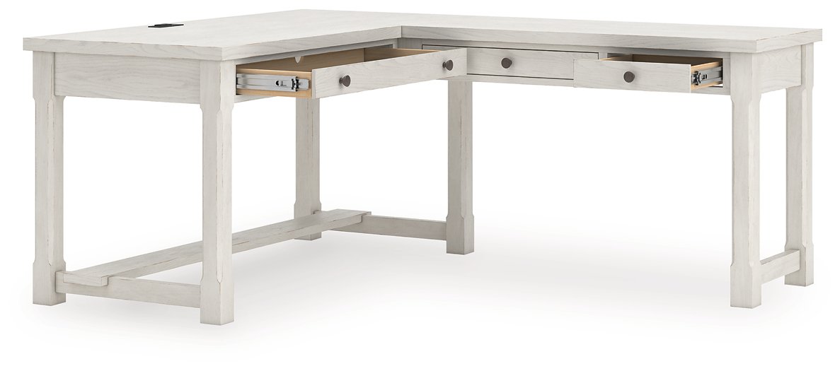 Robbinsdale L-Shaped Home Office Desk - Atchison Furniture Company (Atchison, KS)