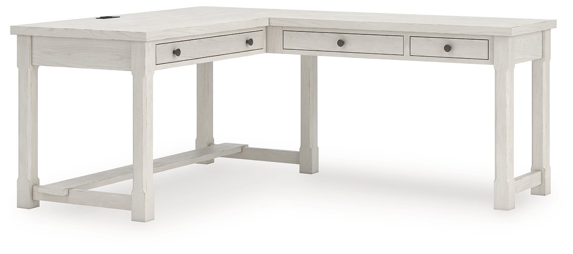 Robbinsdale L-Shaped Home Office Desk - Atchison Furniture Company (Atchison, KS)