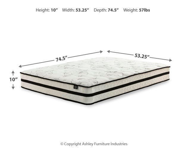 Chime 10 Inch Hybrid Mattress in a Box - Atchison Furniture Company (Atchison, KS)