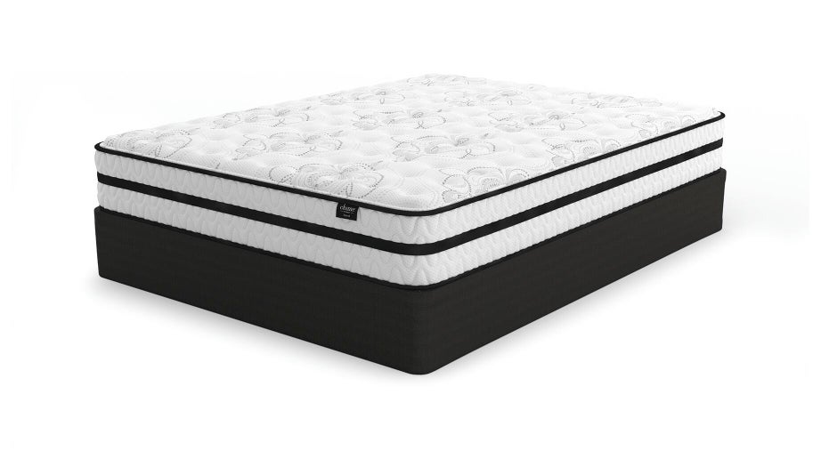 Chime 10 Inch Hybrid 10 Inch Mattress and Pillow - Atchison Furniture Company (Atchison, KS)