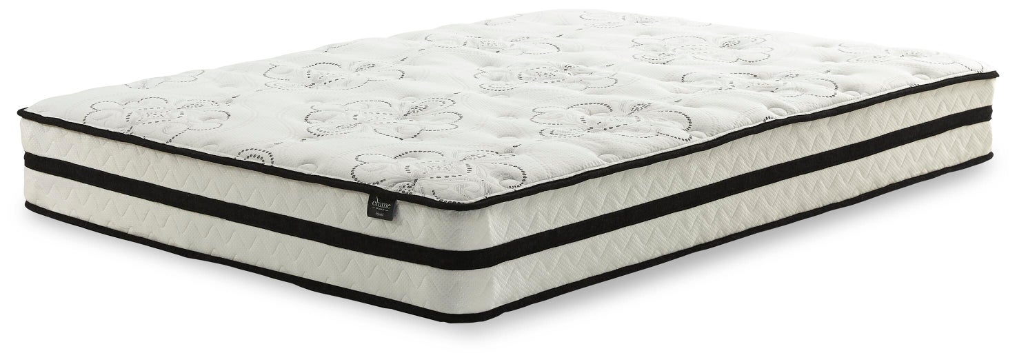 Chime 10 Inch Hybrid 10 Inch Mattress and Pillow - Atchison Furniture Company (Atchison, KS)