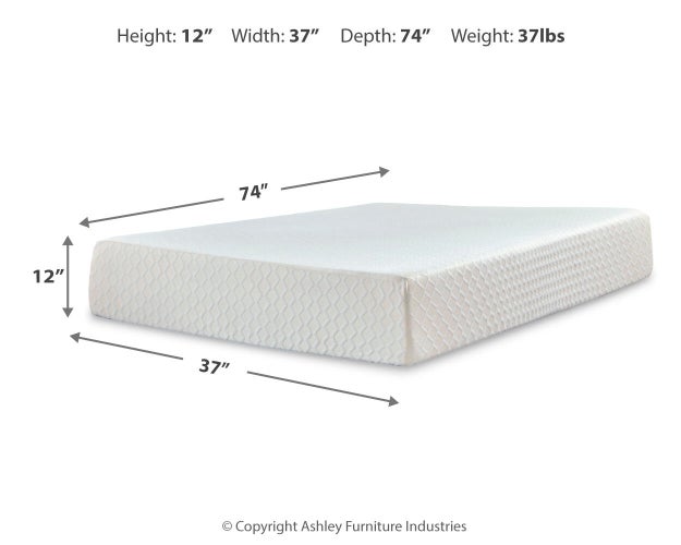 Chime 12 Inch Memory Foam Mattress in a Box - Atchison Furniture Company (Atchison, KS)