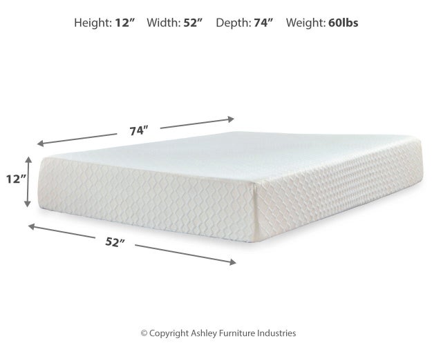 Chime 12 Inch Memory Foam Mattress in a Box - Atchison Furniture Company (Atchison, KS)