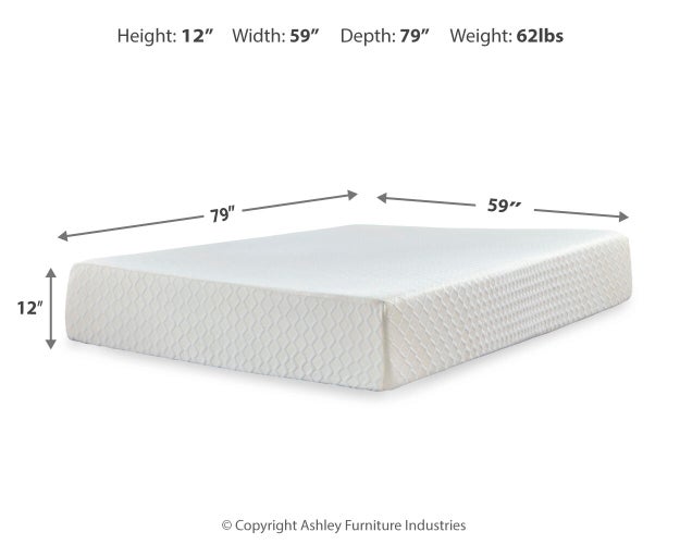 Chime 12 Inch Memory Foam Mattress in a Box - Atchison Furniture Company (Atchison, KS)