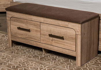 Kinlanni Bedroom Storage Bench - Atchison Furniture Company (Atchison, KS)