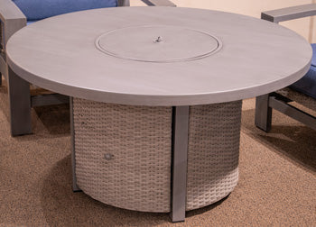 Half Moon Beach Outdoor Fire Pit Table - Atchison Furniture Company (Atchison, KS)