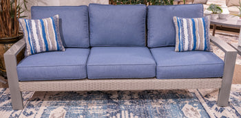 Half Moon Beach Outdoor Sofa with Cushion - Atchison Furniture Company (Atchison, KS)