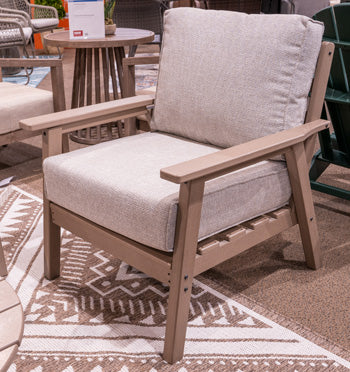 Grover Beach Outdoor Lounge Chair with Cushion (Set of 2) - Atchison Furniture Company (Atchison, KS)