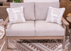 Grover Beach Outdoor Loveseat with Cushion - Atchison Furniture Company (Atchison, KS)