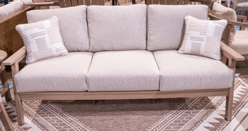 Grover Beach Outdoor Sofa with Cushion - Atchison Furniture Company (Atchison, KS)