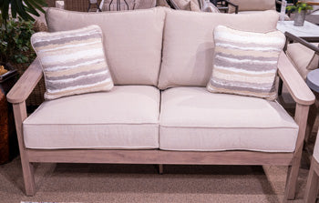 Harmony Headlands Outdoor Loveseat with Cushion - Atchison Furniture Company (Atchison, KS)