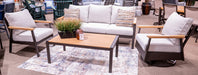Carmel Highlands Outdoor Sofa/Chairs/Table (Set of 4) - Atchison Furniture Company (Atchison, KS)