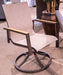 Carmel Highlands Outdoor Sling Swivel Chair (Set of 2) - Atchison Furniture Company (Atchison, KS)