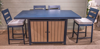 East Beach Outdoor Bar Table with Fire Pit - Atchison Furniture Company (Atchison, KS)