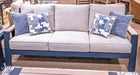 East Beach Outdoor Sofa with Cushion - Atchison Furniture Company (Atchison, KS)