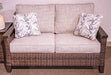 Monterey Point Outdoor Loveseat with Cushion - Atchison Furniture Company (Atchison, KS)