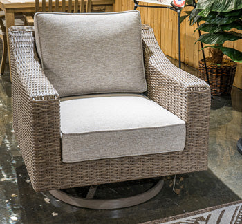 Laguna Heights Swivel Lounge with Cushion - Atchison Furniture Company (Atchison, KS)