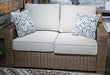 Laguna Heights Outdoor Loveseat with Cushion - Atchison Furniture Company (Atchison, KS)