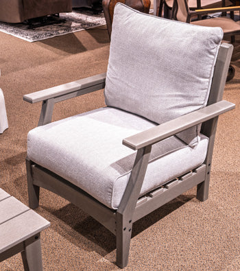 Cove Beach Outdoor Lounge Chair with Cushion - Atchison Furniture Company (Atchison, KS)