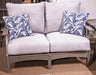 Cove Beach Outdoor Loveseat with Cushion - Atchison Furniture Company (Atchison, KS)