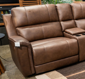 Bleckley Power Reclining Sectional Loveseat - Atchison Furniture Company (Atchison, KS)