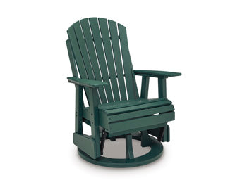 Shell Beach Outdoor Swivel Glider Chair - Atchison Furniture Company (Atchison, KS)