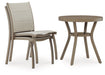 Mission Beach Outdoor Table and 2 Chairs - Atchison Furniture Company (Atchison, KS)