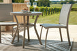 Mission Beach Outdoor Table and 2 Chairs - Atchison Furniture Company (Atchison, KS)