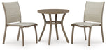 Mission Beach Outdoor Table and 2 Chairs - Atchison Furniture Company (Atchison, KS)