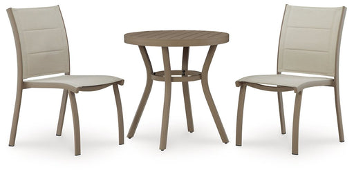Mission Beach Outdoor Table and 2 Chairs - Atchison Furniture Company (Atchison, KS)