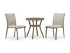Mission Beach Outdoor Table and 2 Chairs - Atchison Furniture Company (Atchison, KS)