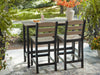 Shoreline Beach Outdoor Counter Table and 2 Barstools - Atchison Furniture Company (Atchison, KS)