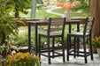 Shoreline Beach Outdoor Counter Table and 2 Barstools - Atchison Furniture Company (Atchison, KS)