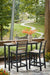 Shoreline Beach Outdoor Counter Table and 2 Barstools - Atchison Furniture Company (Atchison, KS)