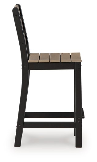 Shoreline Beach Outdoor Counter Table and 2 Barstools - Atchison Furniture Company (Atchison, KS)