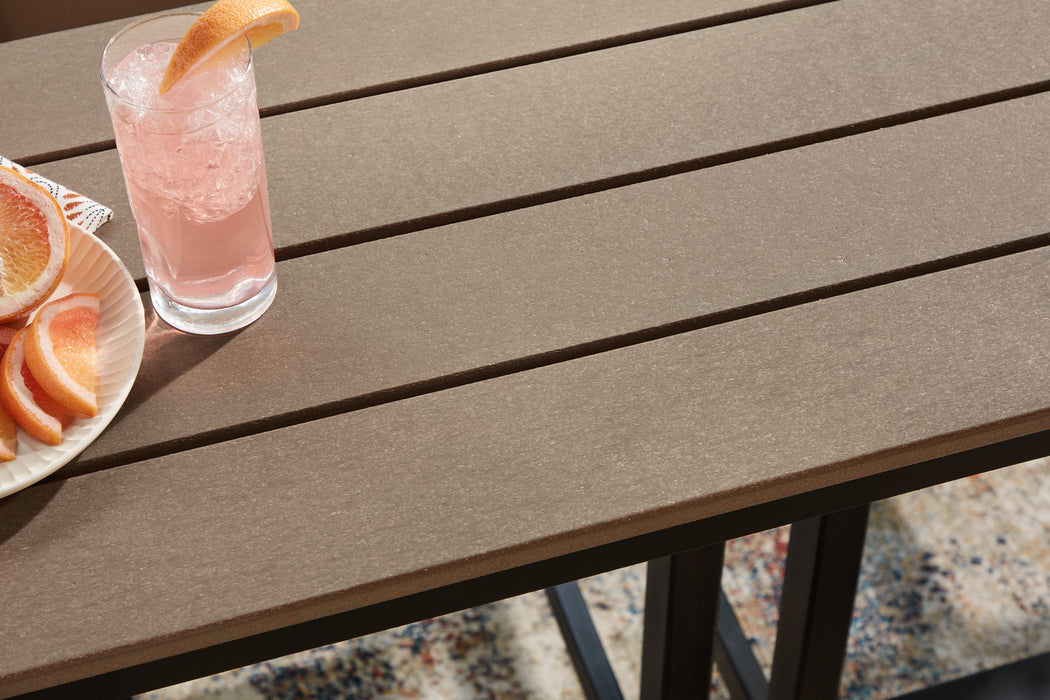 Shoreline Beach Outdoor Counter Table and 2 Barstools - Atchison Furniture Company (Atchison, KS)