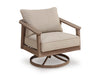 Harmony Headlands Outdoor Swivel Lounge with Cushion - Atchison Furniture Company (Atchison, KS)