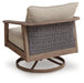 Harmony Headlands Outdoor Swivel Lounge with Cushion - Atchison Furniture Company (Atchison, KS)