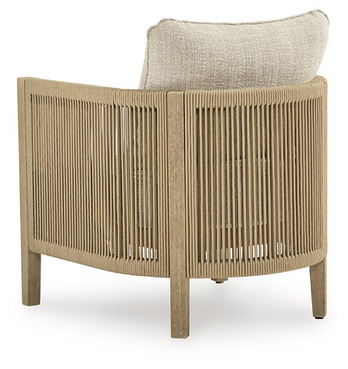 Spooners Cove Outdoor Lounge Chair with Cushion (Set of 2) - Atchison Furniture Company (Atchison, KS)