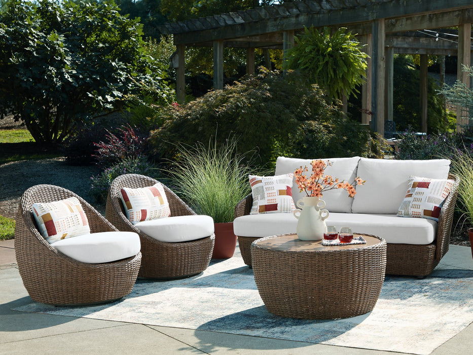 Double Point Outdoor Seating Set - Atchison Furniture Company (Atchison, KS)