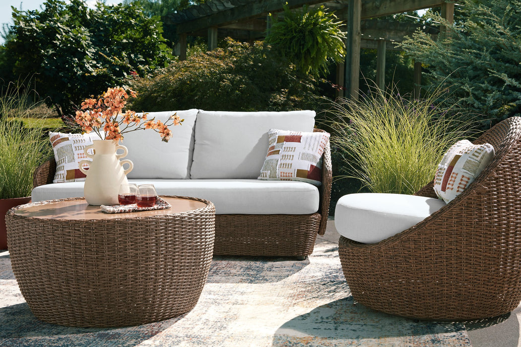Double Point Outdoor Seating Set - Atchison Furniture Company (Atchison, KS)